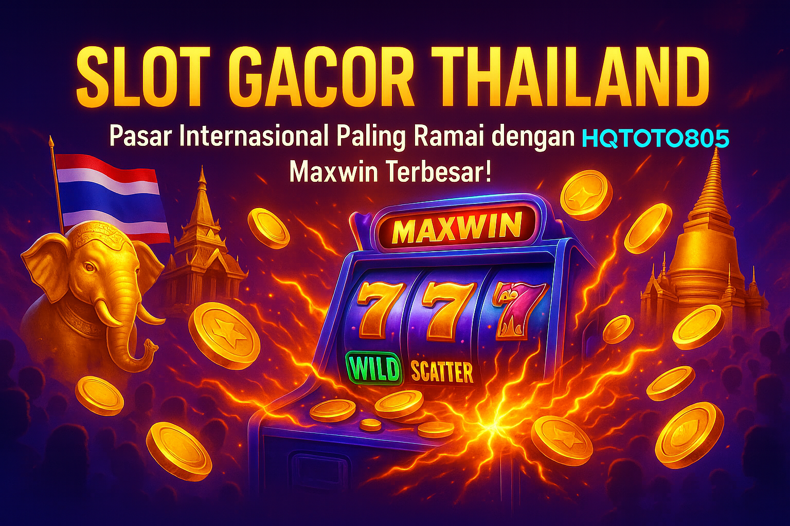 Slot Gacor Thailand HQTOTO805 – Pasar Internasional Paling Ramai dengan Peluang Maxwin Terbesar