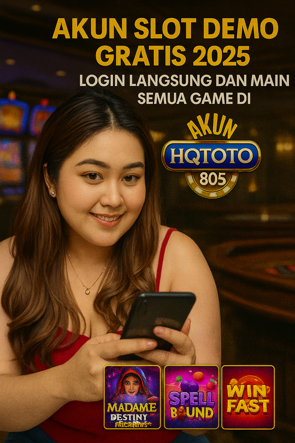Akun Slot Demo Gratis 2025 – Login Langsung dan Main Semua Game di HQTOTO805!