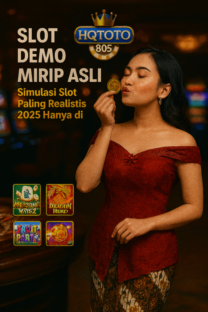 Slot Demo Mirip Asli – Simulasi Slot Paling Realistis 2025 Hanya di HQTOTO805