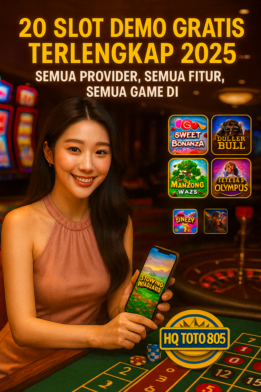 Slot Demo Gratis Terlengkap 2025 – Semua Provider, Semua Fitur, Semua Game di HQTOTO805!
